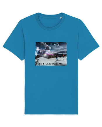 skiing time T-Shirt Azur
