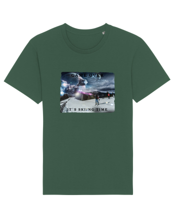 skiing time T-Shirt Bottle Green