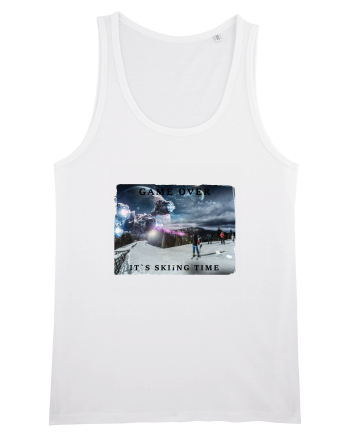 skiing time T-Shirt White