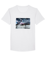 skiing time T-Shirt Tricou mânecă scurtă guler larg Bărbat Skater