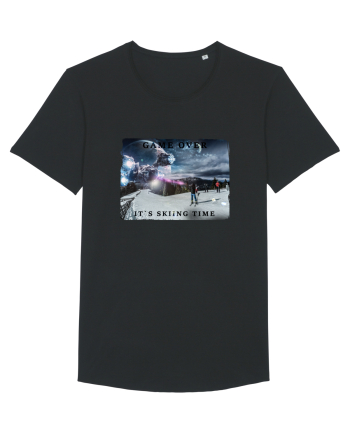 skiing time T-Shirt Black