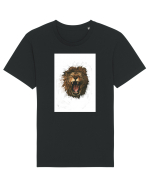 Furious lion Tricou mânecă scurtă Unisex Rocker