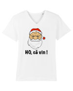 Ho, ca vin ! Tricou mânecă scurtă guler V Bărbat Presenter