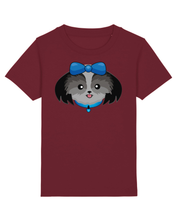 Cute dog  Burgundy