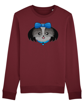 Cute dog  Burgundy