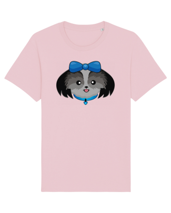 Cute dog  Cotton Pink