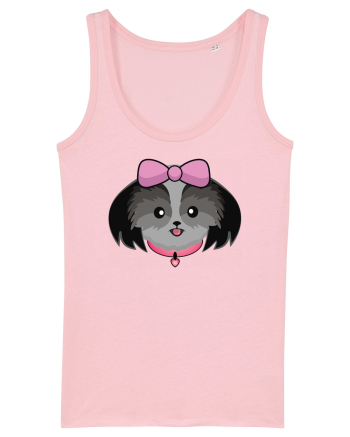 Cute dog  Cotton Pink