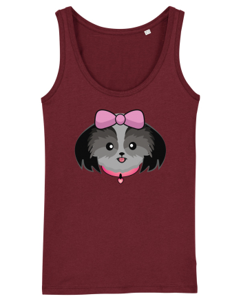 Cute dog  Burgundy