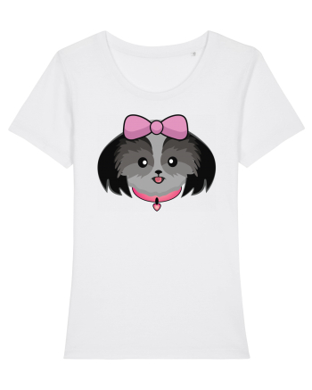 Cute dog  White