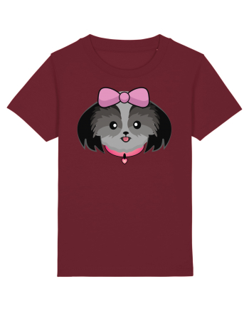 Cute dog  Burgundy