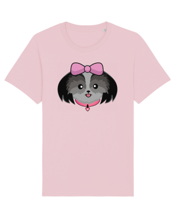 Cute dog  Cotton Pink