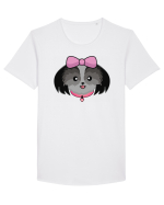 Cute dog  Tricou mânecă scurtă guler larg Bărbat Skater