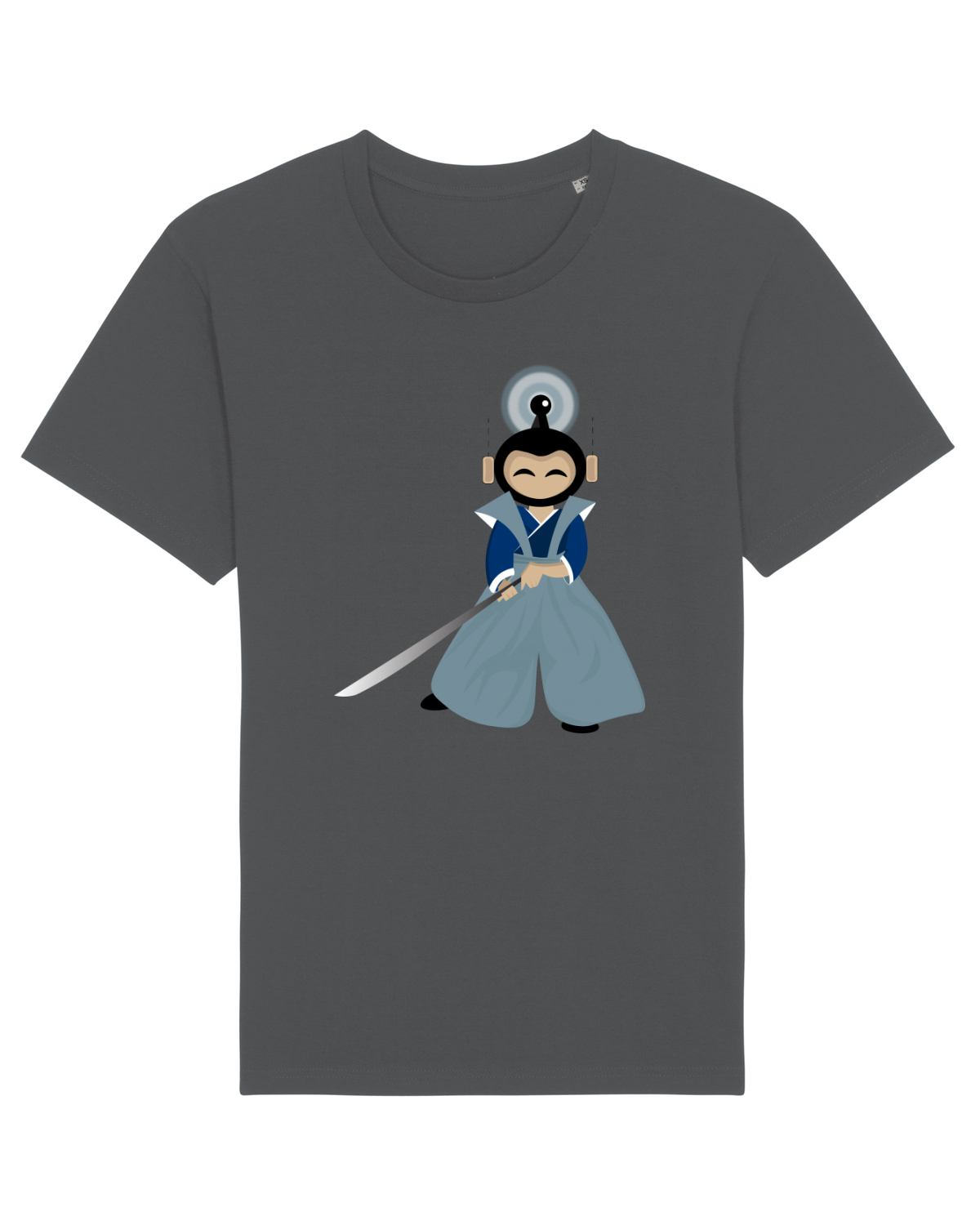 Tricou mânecă scurtă Unisex Rocker Anthracite