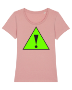 DANGER Tricou mânecă scurtă guler larg fitted Damă Expresser