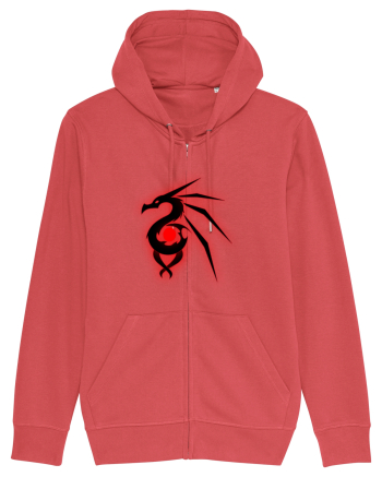 Black Evil Dragon  Carmine Red