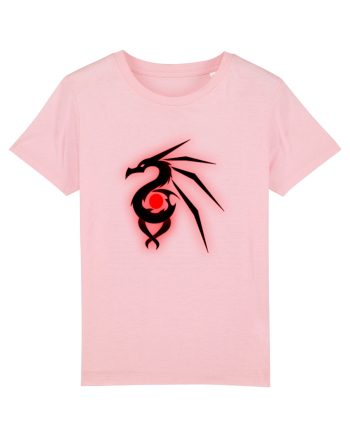 Black Evil Dragon  Cotton Pink