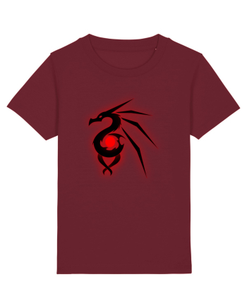 Black Evil Dragon  Burgundy