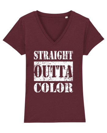 Straight Outta Color Burgundy