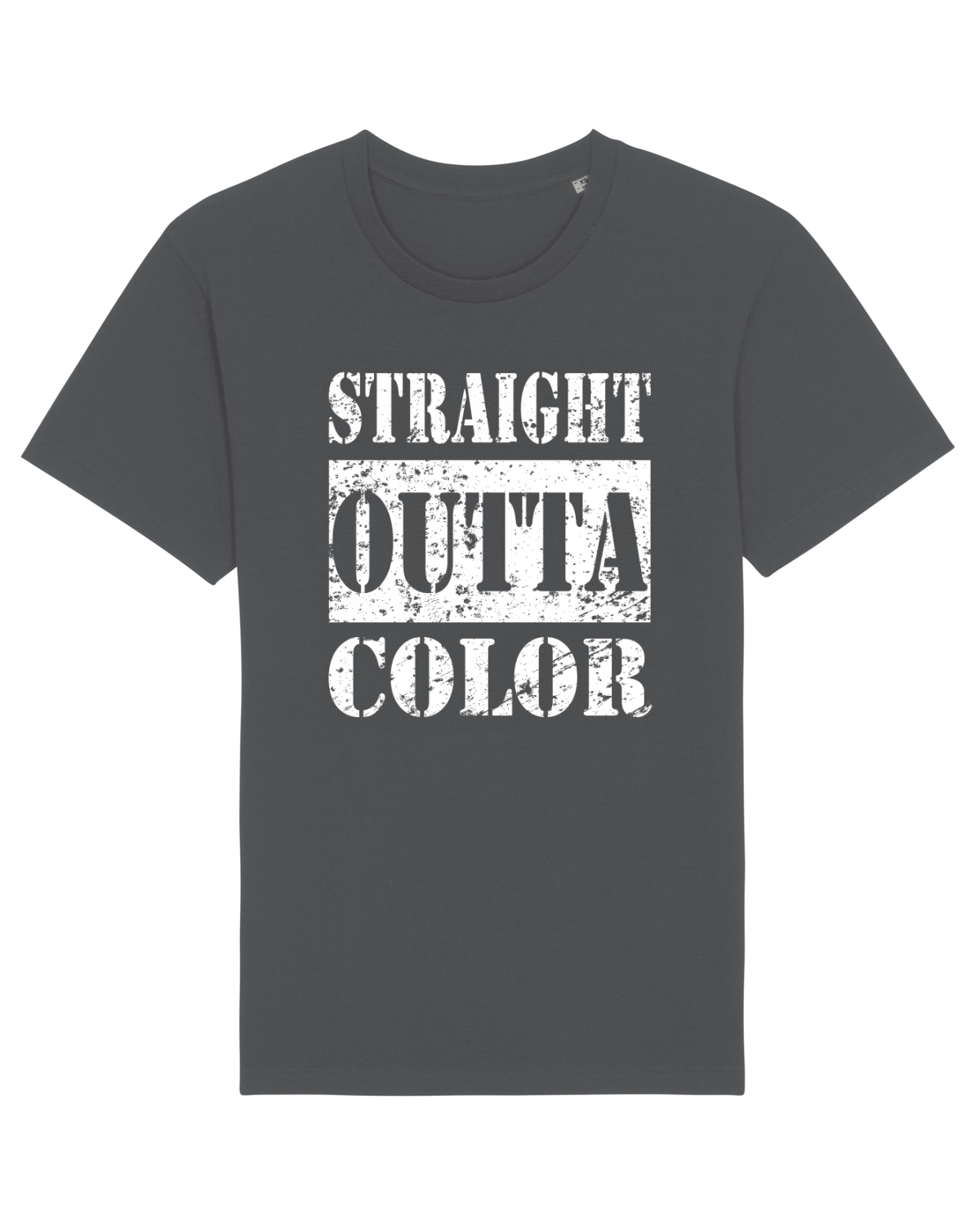 Tricou mânecă scurtă Unisex Rocker Anthracite