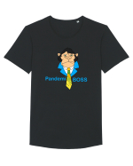 PandemiBOSS Tricou mânecă scurtă guler larg Bărbat Skater