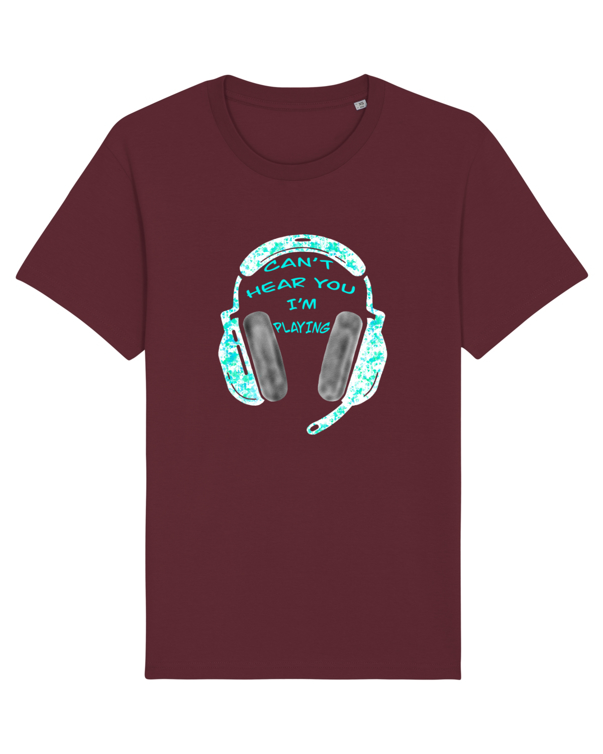 Tricou mânecă scurtă Unisex Rocker Burgundy
