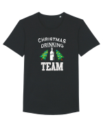 Christmas Drinking Team Tricou mânecă scurtă guler larg Bărbat Skater