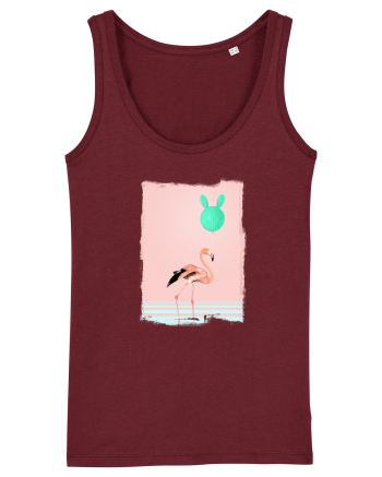 Flamingo Roz și Balonul Cactus  Burgundy