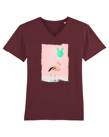 Flamingo Roz și Balonul Cactus  Burgundy