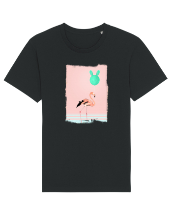 Flamingo Roz și Balonul Cactus  Black