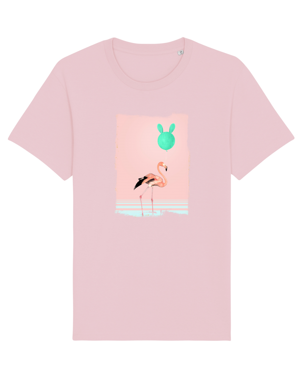 Tricou mânecă scurtă Unisex Rocker Cotton Pink