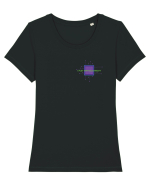 I play With Electricity Tricou mânecă scurtă guler larg fitted Damă Expresser