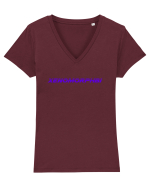 Xenomorphbi  Tricou mânecă scurtă guler V Damă Evoker