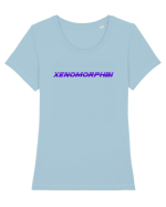Xenomorphbi  Tricou mânecă scurtă guler larg fitted Damă Expresser