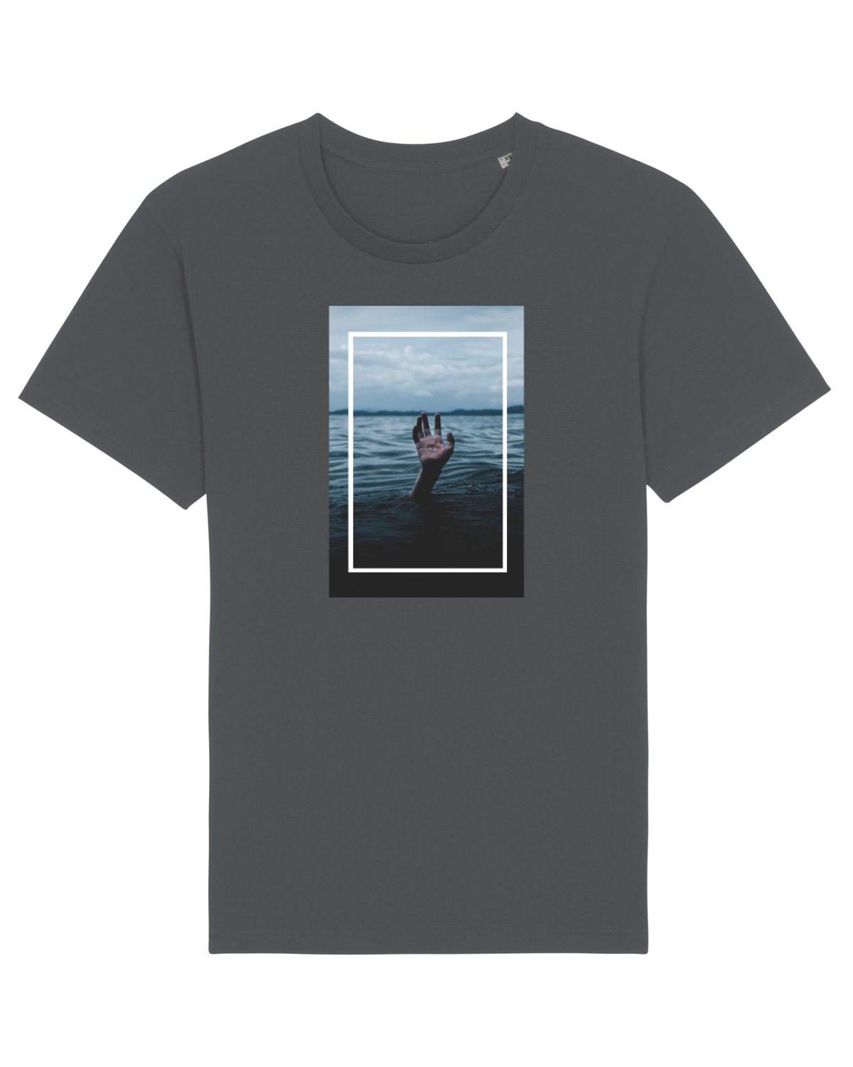 Tricou mânecă scurtă Unisex Rocker Anthracite