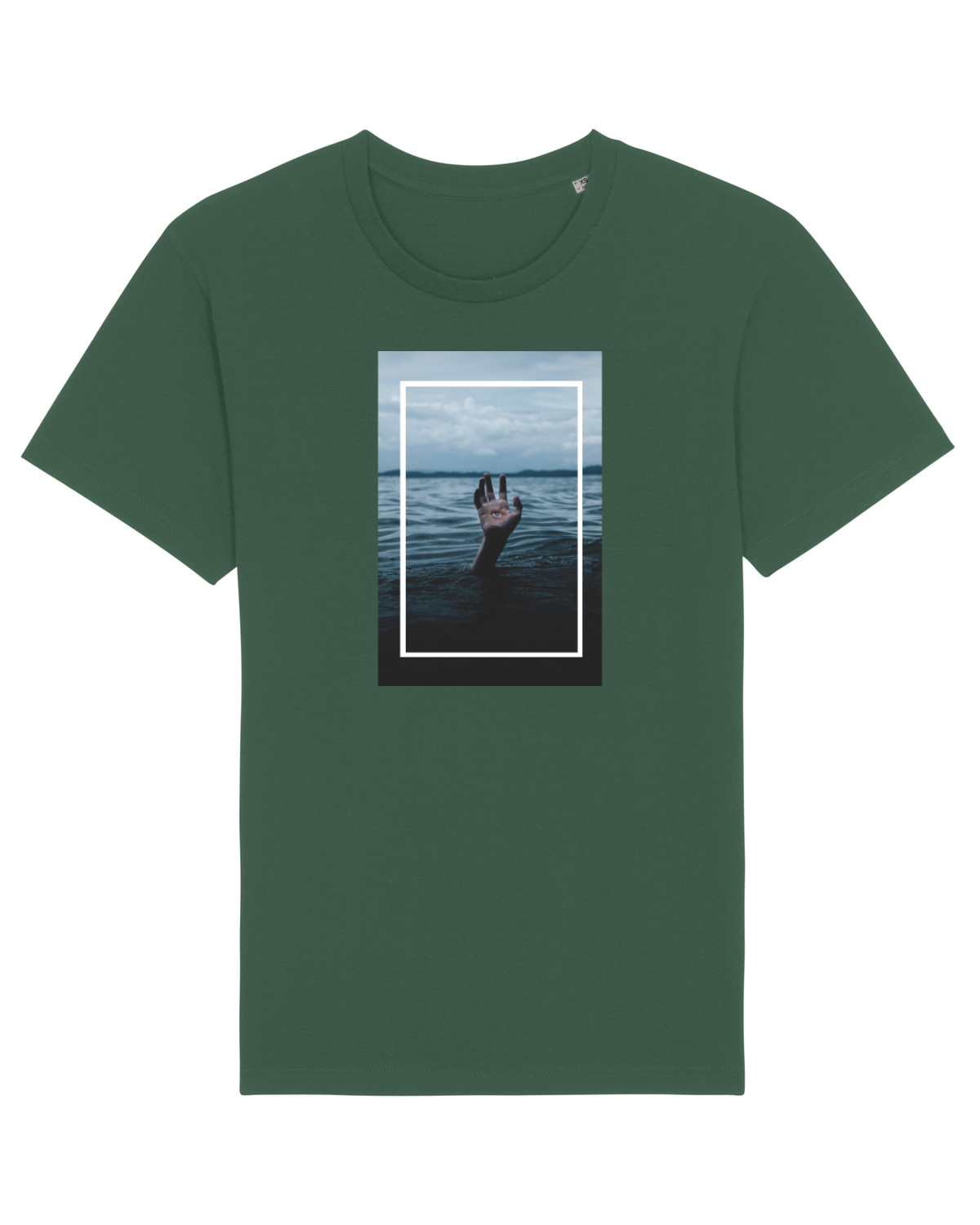 Tricou mânecă scurtă Unisex Rocker Bottle Green