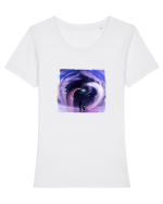 cosmic event Tricou mânecă scurtă guler larg fitted Damă Expresser