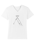 “G>∧∨” Tricou mânecă scurtă guler V Bărbat Presenter