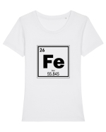 Iron Shirt  Tricou mânecă scurtă guler larg fitted Damă Expresser