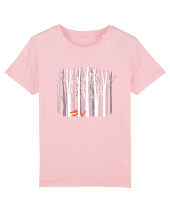 Vulpea Prin Pădurea de Mesteacăn Cotton Pink