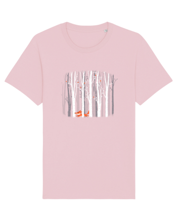Vulpea Prin Pădurea de Mesteacăn Cotton Pink