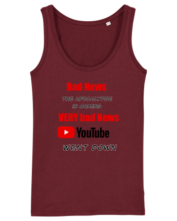 Youtube went down Burgundy