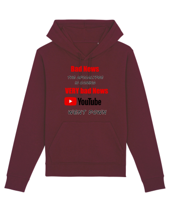 Youtube went down Burgundy