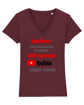 Youtube went down Burgundy