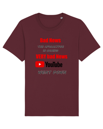 Youtube went down Burgundy