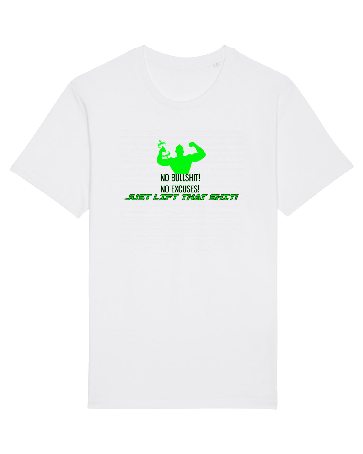 Tricou mânecă scurtă Unisex Rocker White