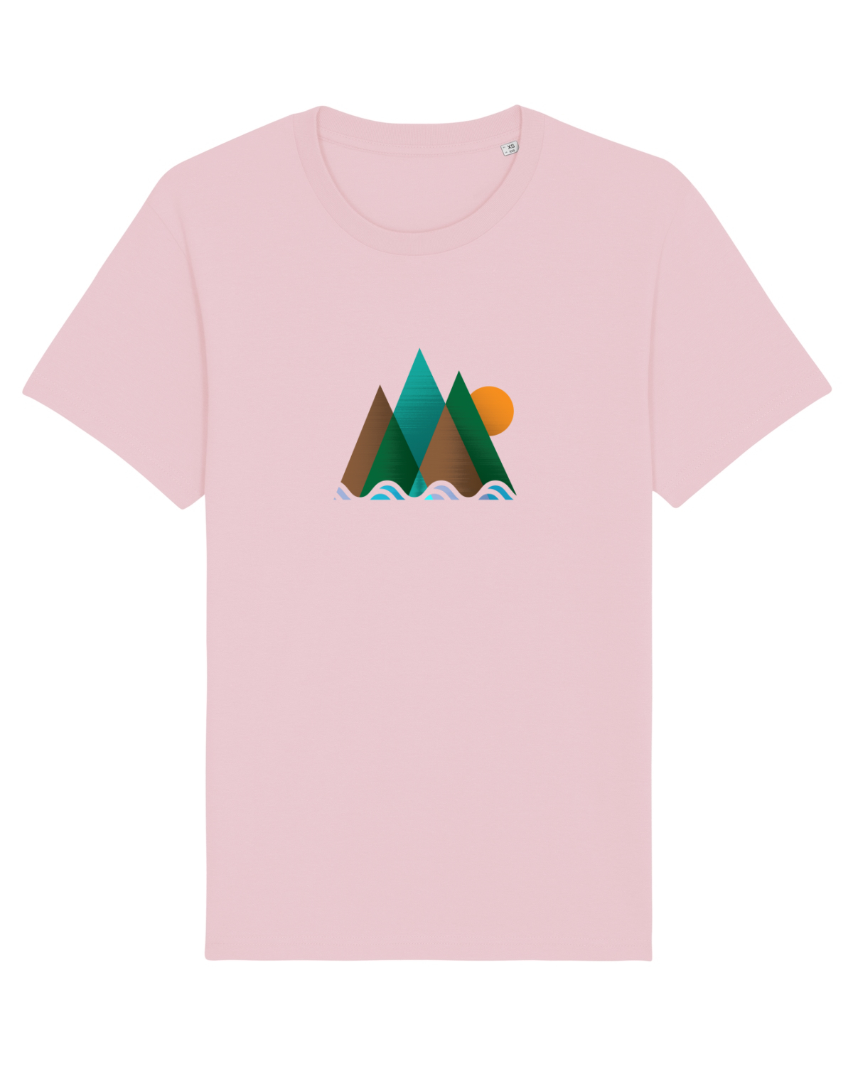 Tricou mânecă scurtă Unisex Rocker Cotton Pink