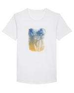Look down Tricou mânecă scurtă guler larg Bărbat Skater