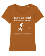 creaturi extraordinare Tricou mânecă scurtă guler larg fitted Damă Expresser