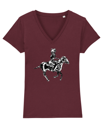 fata calarind Burgundy