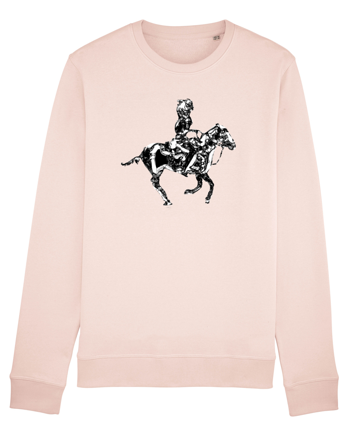 Bluză mânecă lungă Unisex Rise Candy Pink